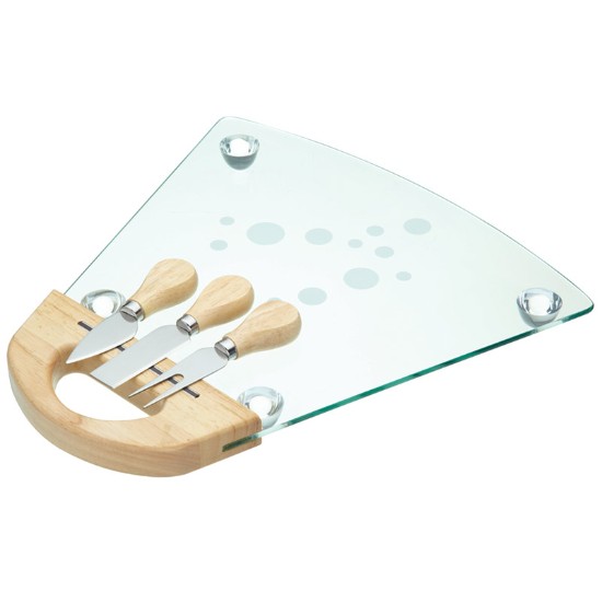 4-piece set for serving cheese assortments - by Kitchen Craft