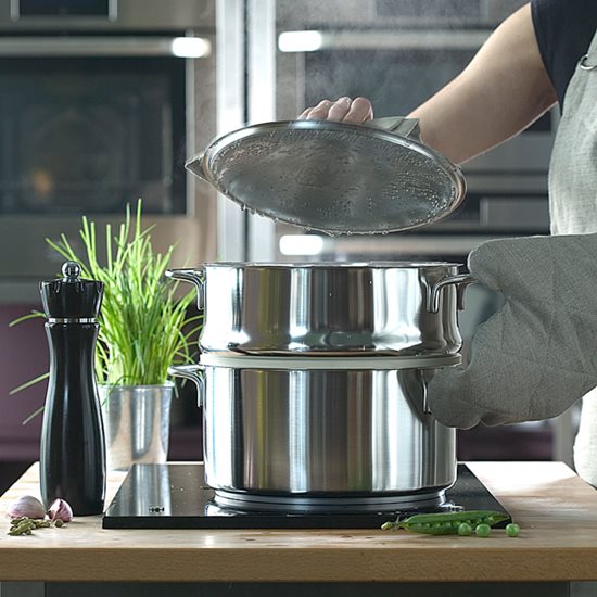 Buharlı pişirme için çıkarılabilir pişirme kabı, 24 cm/5, 2 l, "Apollo" - Demeyere