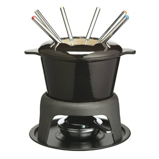 8dílná sada na fondue, vyrobená ze smaltované litiny - od Kitchen Craft