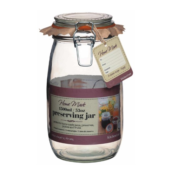 Jar, 1500 ml, made from glass - by Kitchen Craft