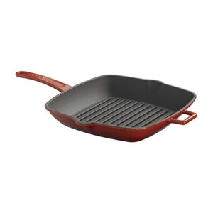 Grill pan, 26 x 26 cm, red - LAVA brand