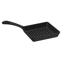 Cast iron grill pan, 16 x 16 cm - LAVA brand