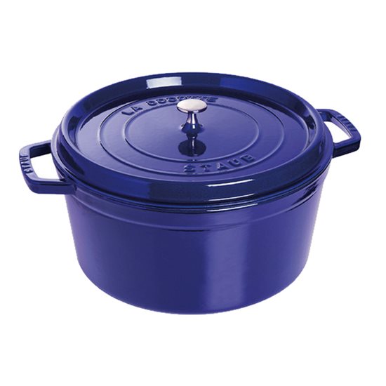 Κατσαρόλα Cocotte, μαντεμένιο, 28cm/6,7L, Dark Blue - Staub