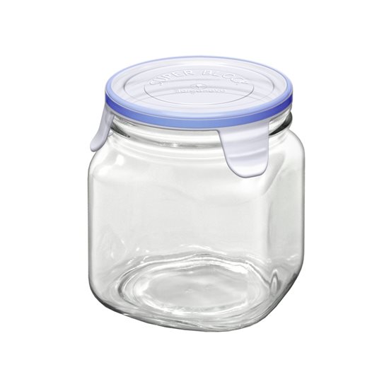 Glass jar, 750 ml, "Superblock" - Borgonovo