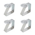 Set di 4 fermagli per tovaglie in acciaio inossidabile - di Kitchen Cr