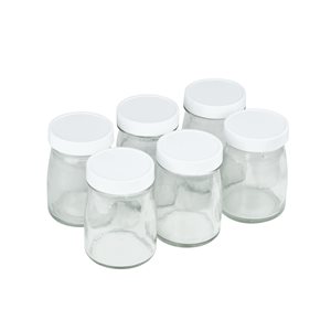 Set of 6 jars 125 ml for YM400E - Cuisinart