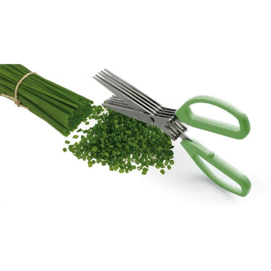 Ciseaux à herbes avec 5 paires de lames, acier inoxydable - Westmark