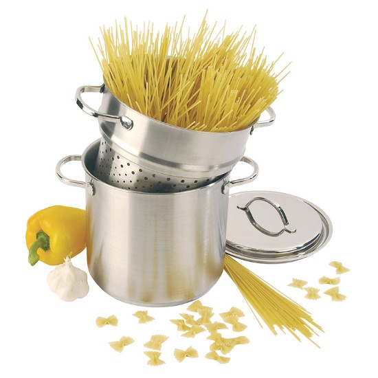 Sæt til kogning af pasta, 20 cm/4 l, Specialsortiment, rustfrit stål - Demeyere