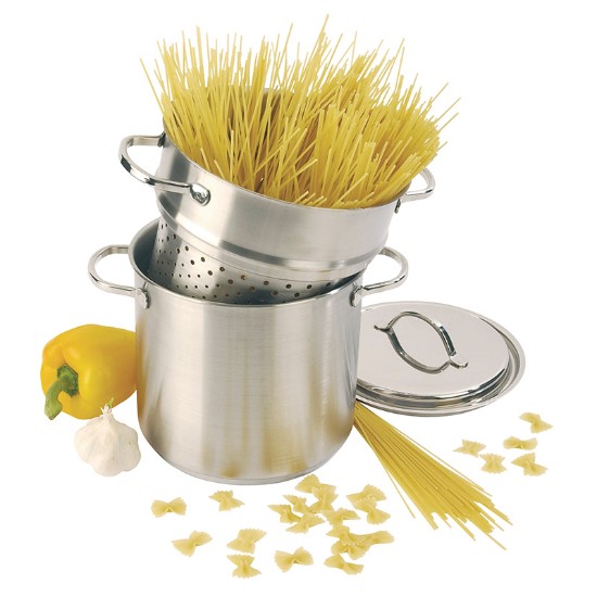 Sett for koking av pasta, 20 cm/4 l, spesialitetsserie, rustfritt stål - Demeyere