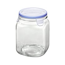 Jar, 1000 ml, diameter 10 cm , glass - Borgonovo