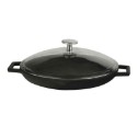 Paistinpannu kannella, 26 cm, "Glaze"-sarja, musta - LAVA merkki