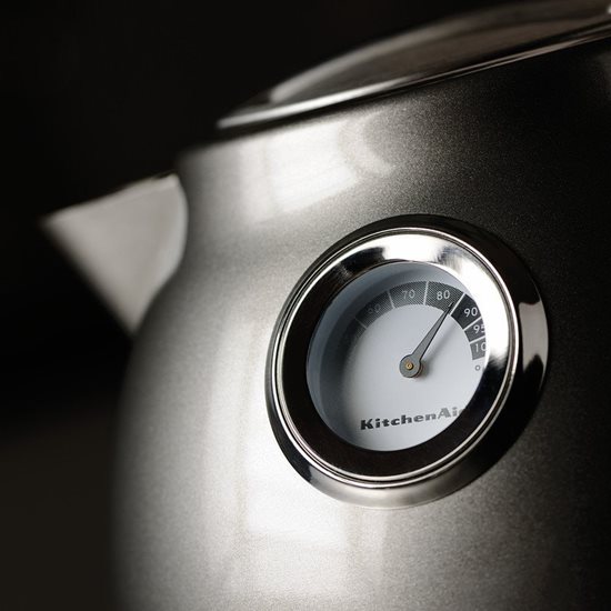 Electric kettle, Artisan 1.5L, "Medallion Silver" color - KitchenAid brand