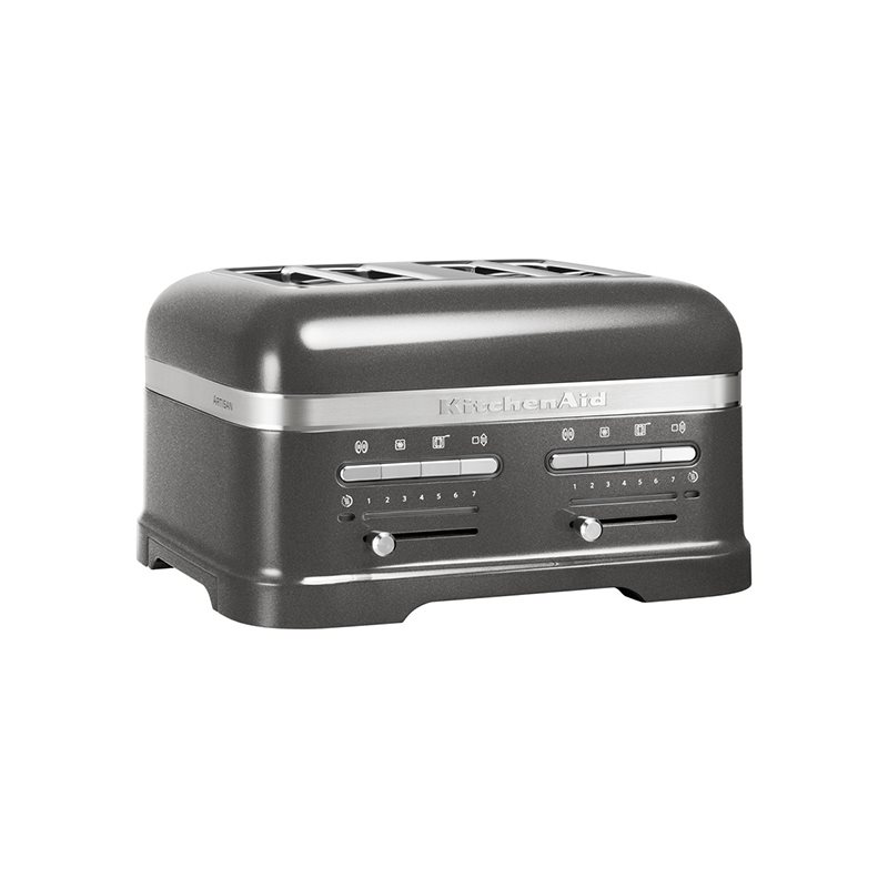 4-slot toaster, 2500W, Medallion Silver color - KitchenAid brand