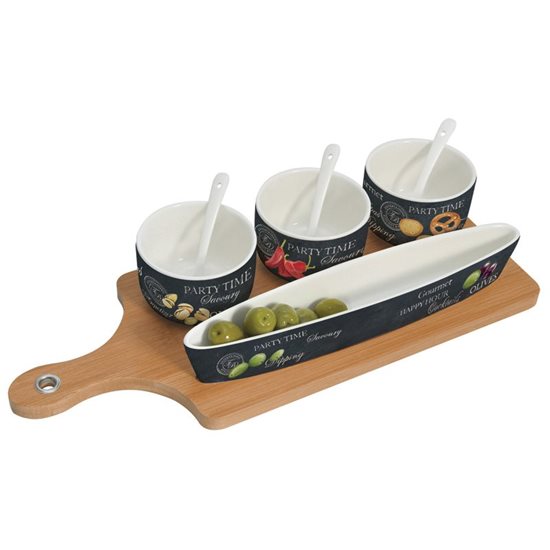 "World of party - Savoury" 8-piece appetizer serving set - Nuova R2S