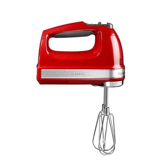 Hand mixer, 9 speed settings, 85 W, Empire Red - KitchenAid