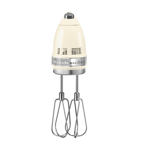 Hand mixer, 9 speed settings, 85 W, "Almond Cream" color - KitchenAid brand