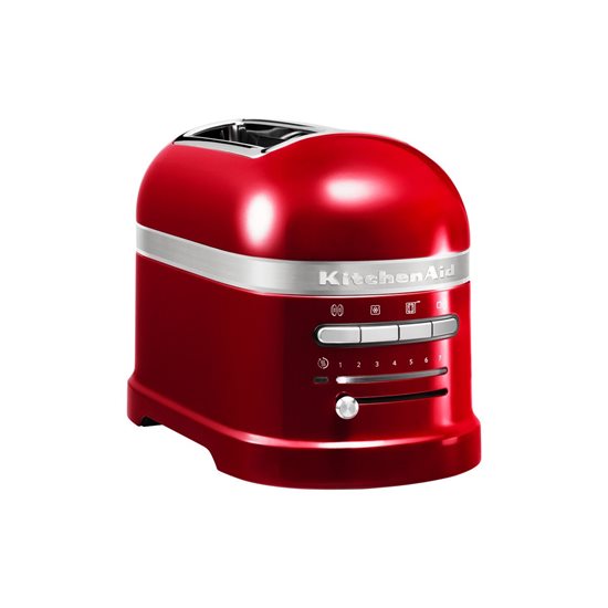 Toaster b'2 slots, Artisan@, 1250W, "Candy Apple" - KitchenAid