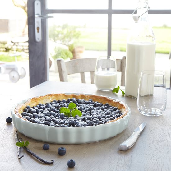 Tart dish, 29 cm/1.98 l, Charcoal - Emile Henry