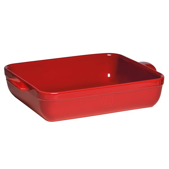 Keramische ovenschaal, 35,5 x 26 x 7cm/3,2L, Burgundy - Emile Henry