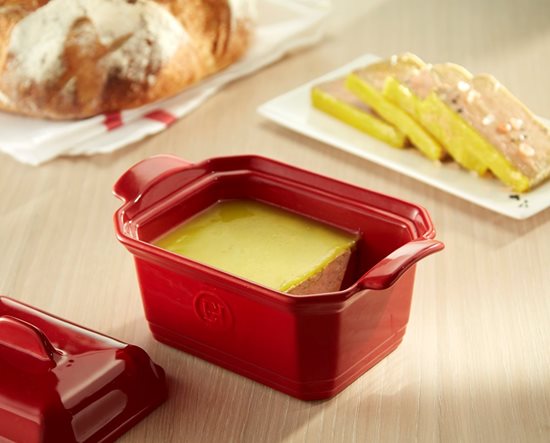 Terrine dish, 24 x 15 cm/1.2 l, Burgundy - Emile Henry