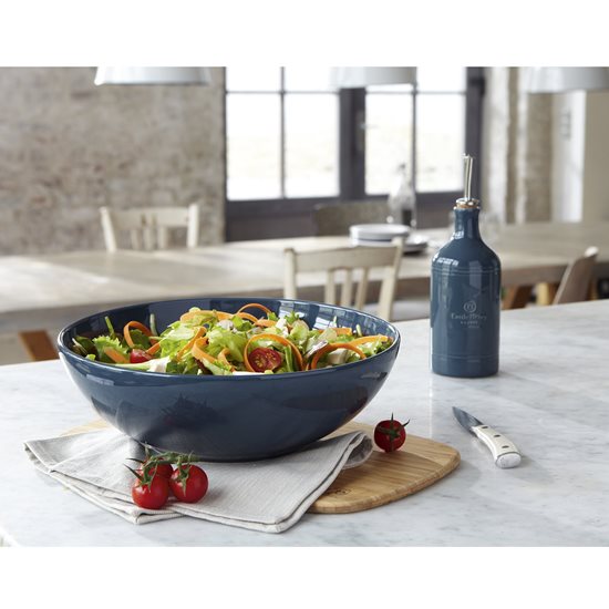 Salad bowl, ceramic, 22cm/1.3L, Charcoal - Emile Henry