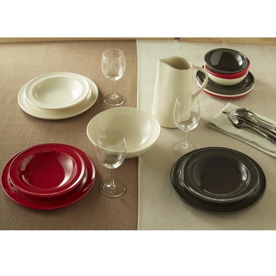 Assiette creuse, céramique, 22,5 cm, Burgundy - Emile Henry