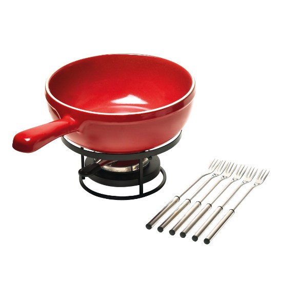 Fondue seti, 24 cm/2,4 l, Burgundy - Emile Henry