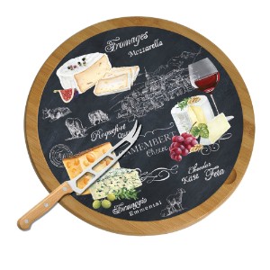 "World of cheese" 2-piece cheese serving set, 32 cm - Nuova R2S