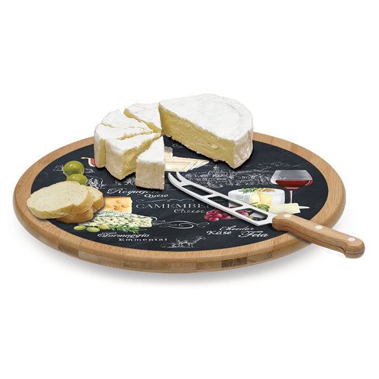 Service à fromage 2 pièces "World of cheese", 32 cm - Nuova R2S