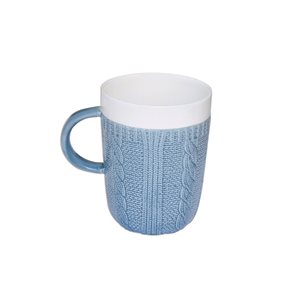 Porcelain mug, 400 ml, "Blue Wool"- Nuova R2S 