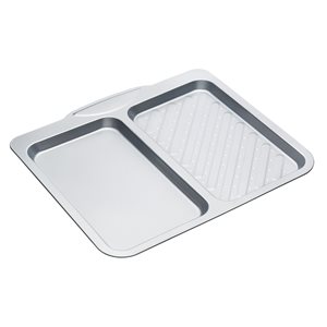 Double-compartmentalized tray, 40 x 35.5 cm - by Kitchen Craft