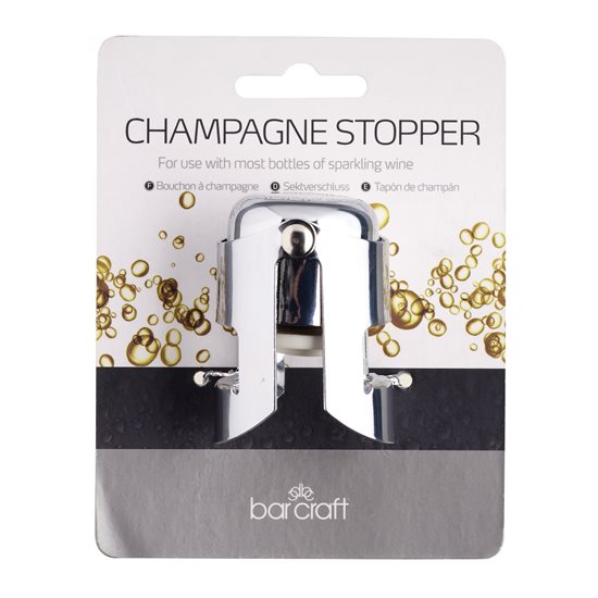 Stopper for champagne and sparkling wine, stainless steel - Kitchen Craft