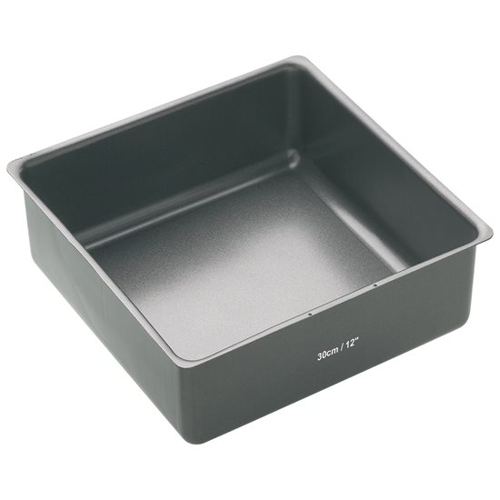 Deep, square tray, steel, 30 × 30 cm - Kitchen Craft