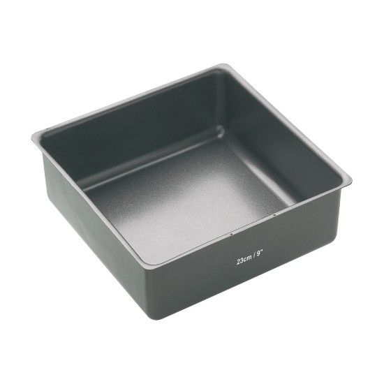 Deep, square tray, 23 cm, steel - Kitchen Craft