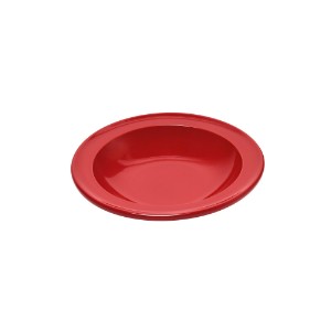 Deep plate, ceramic, 22.5 cm, Burgundy - Emile Henry