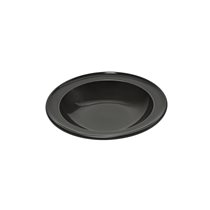Deep plate, ceramic, 22.5 cm, Charcoal - Emile Henry