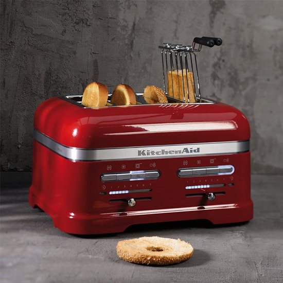 4-slot toaster, 2500W, "Candy Apple" color - KitchenAid brand