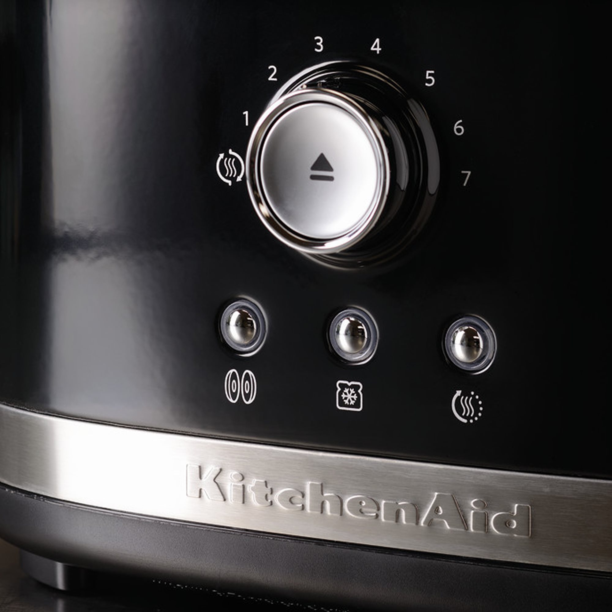 KitchenAid 5KMT4116BOB 4 Slice Long Slot Toaster - ONYX