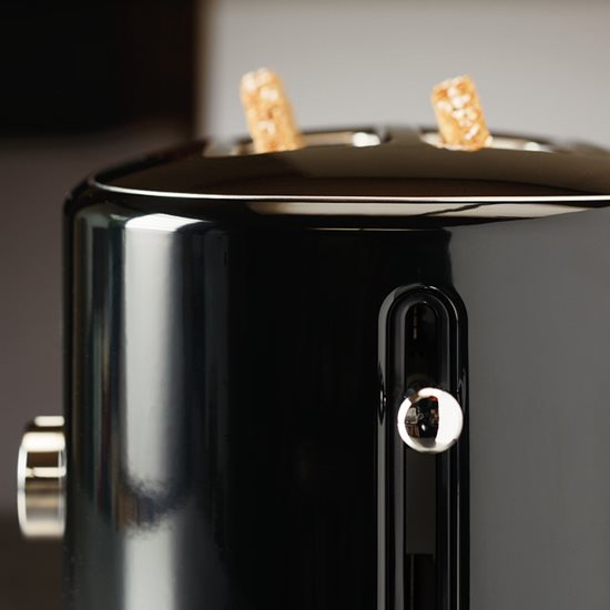 2-slot toaster, manual control, 1200W, "Onyx Black" color - KitchenAid brand