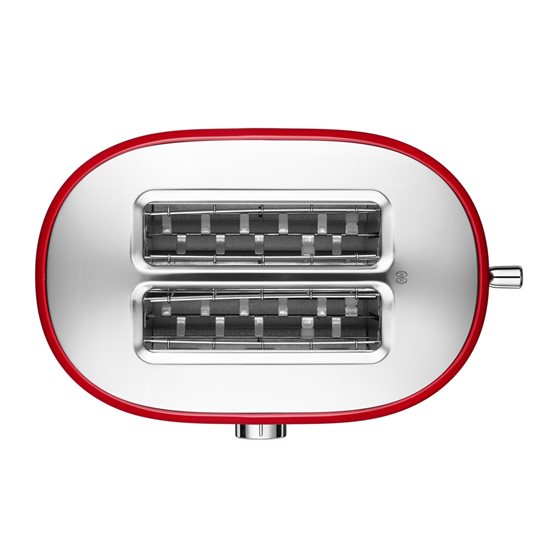 2-spors brødrister, manuell kontroll, 1200W, Empire Red - KitchenAid