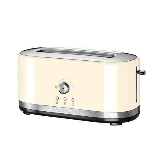 Toaster, z 2 dodatnima dolgima režama, 1800W, Almond Cream - KitchenAid