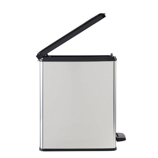 Rectangular trash can, with pedal, 25L, "Slim" - Curver