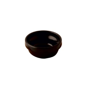 Mērces bļoda, keramika, 7 cm, melna - LAVA