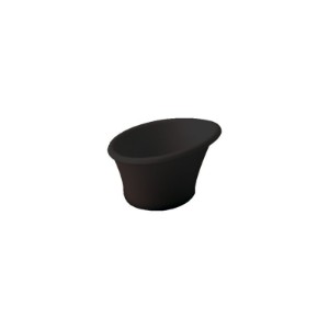 Sauce bowl, melamine, 8 cm, black - LAVA brand
