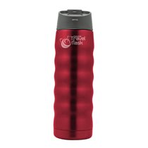 "Pioneer" thermally insulating bottle made of stainless steel, 480 ml, Red - Grunwerg

