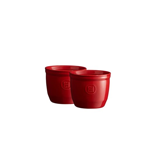 2 Ramekin bļodu komplekts, 8,5 cm, Burgundy - Emile Henry