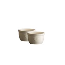 Set of 2 ramekin bowls of 9 cm, <<Clay>> - Emile Henry