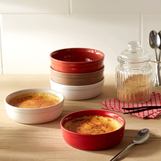 Sada 2 talířů Creme Brulee, keramické, 12cm, Burgundy - Emile Henry