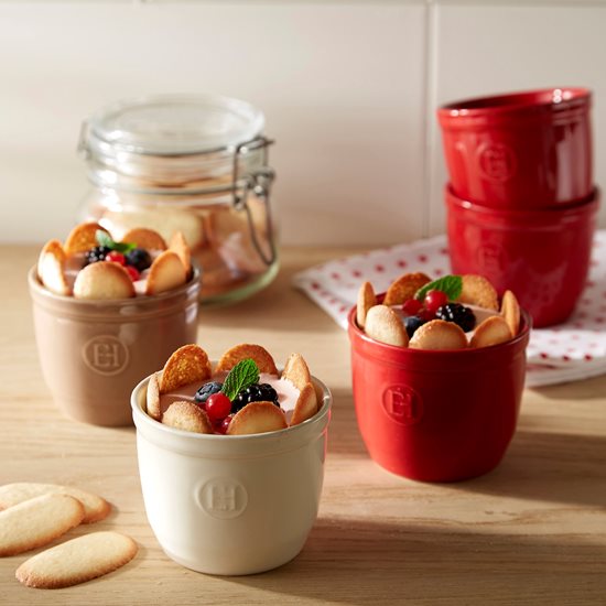 Комплект от 2 купи ramekin, 8,5 см, Burgundy - Emile Henry