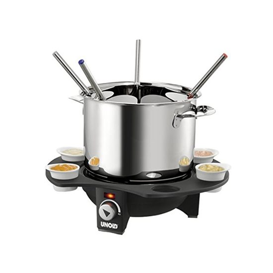 Juego de fondue eléctrico, 1,5 L, 1000 W - Unold